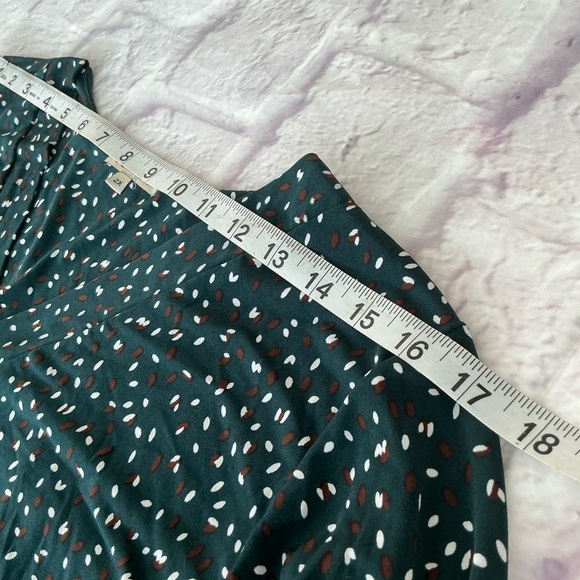 Beacon Teal and White Patterned Blouse - Picture 7 of 10